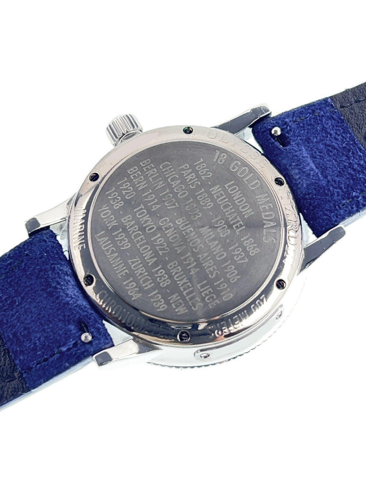 Ulysse Nardin Marine Stainless Steel Blue Dial 38mm Automatic Men's Watch 263-22