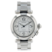 Cartier Pasha C White Dial Stainless Steel 35mm Automatic Men’s Watch W31074M7