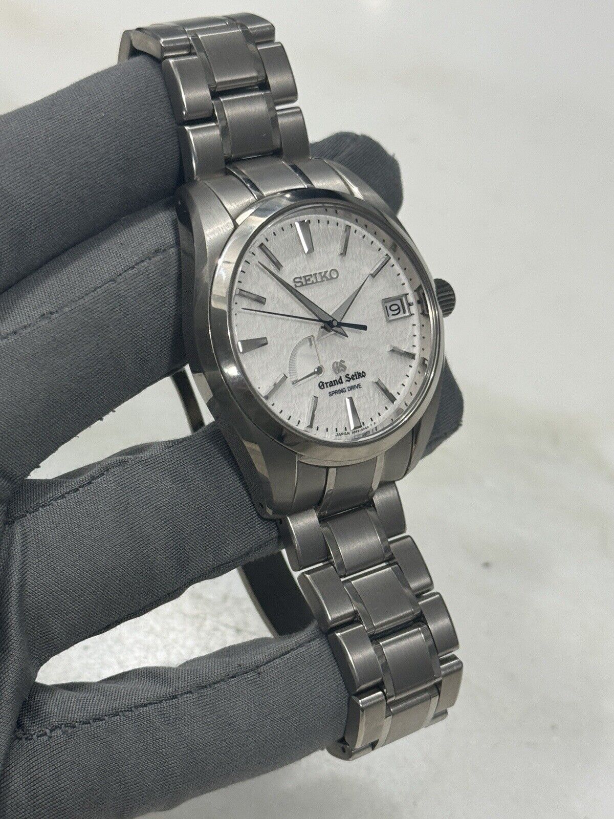 Grand Seiko Heritage Spring Drive Snowflake Titanium 41mm Watch SBGA011