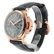 Panerai Luminor Goldtech 18k Rose Gold Black Dial 47mm Automatic Mens PAM01269