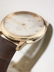 Omega De Ville 18k Rose Gold Silver Dial 39.5mm Auto Watch 424.53.40.21.02.001