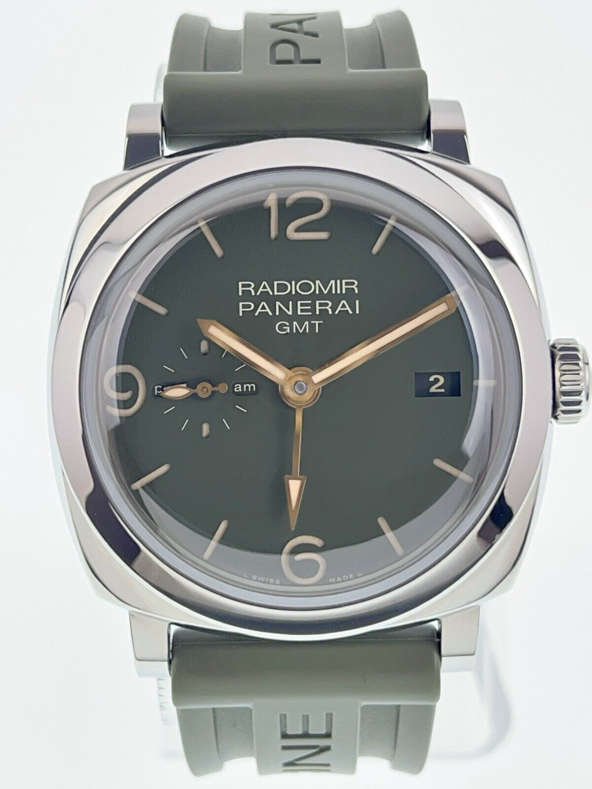 Panerai Radiomir GMT Stainless Steel Green 45mm Automatic Men’s Watch PAM00998