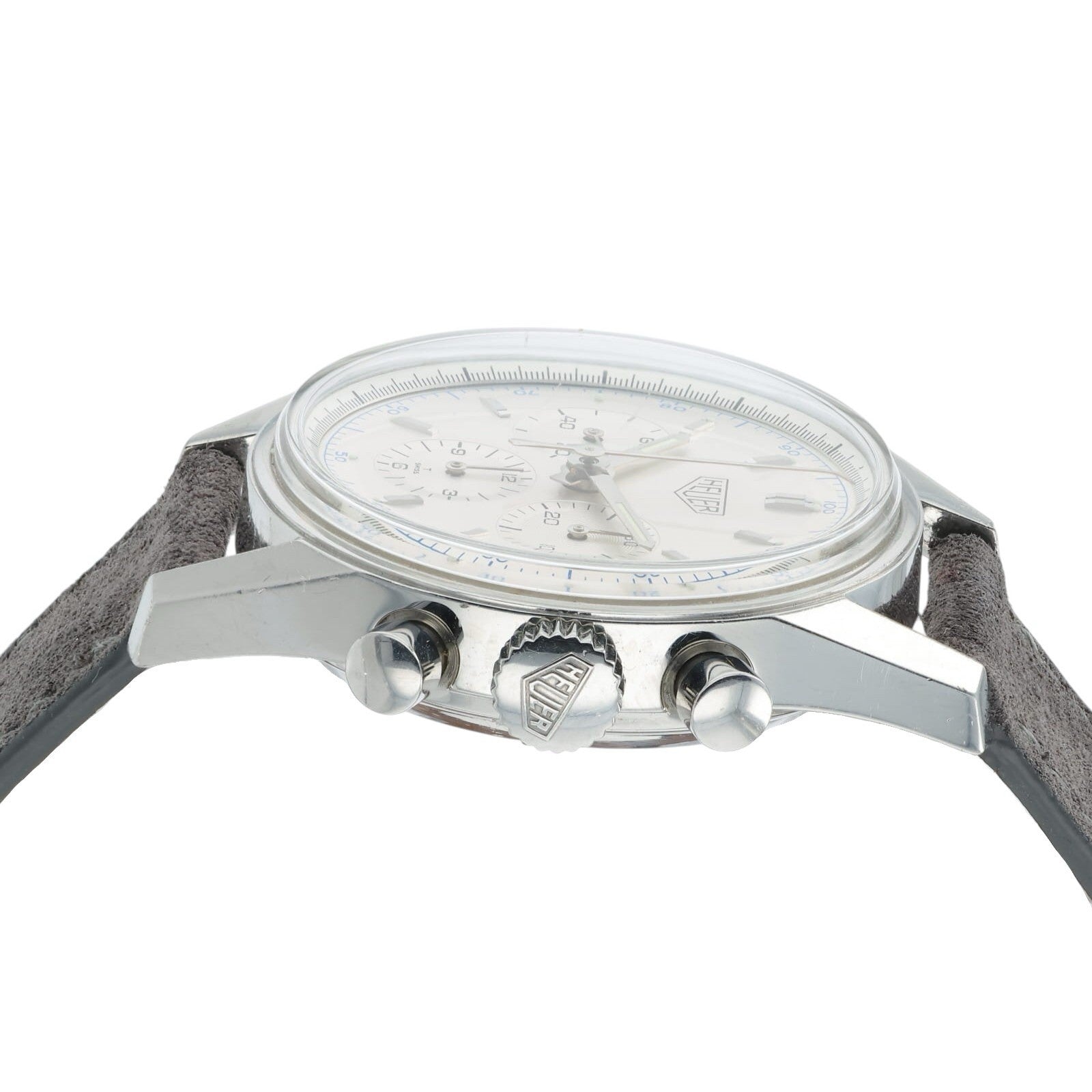Heuer Carrera Silver Stainless Steel 36mm Manual Wind Men’s Watch CS3110