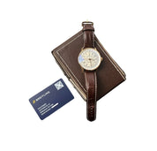 Breitling Navitimer Automatic Silver Dial 18k Rose Gold 41mm Automatic R17329