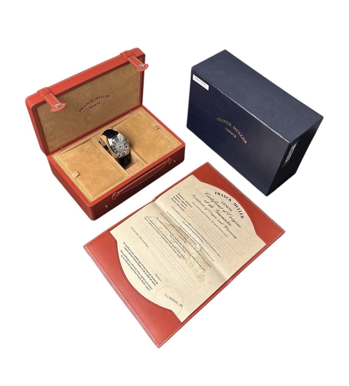 Franck Muller Casablanca Steel Silver Dial 39x55mm Automatic Mens Watch 8880 CDT