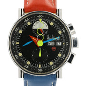 Alain SIlberstein Black Dial Stainless Steel 40mm Automatic Mens Krono Buahaus