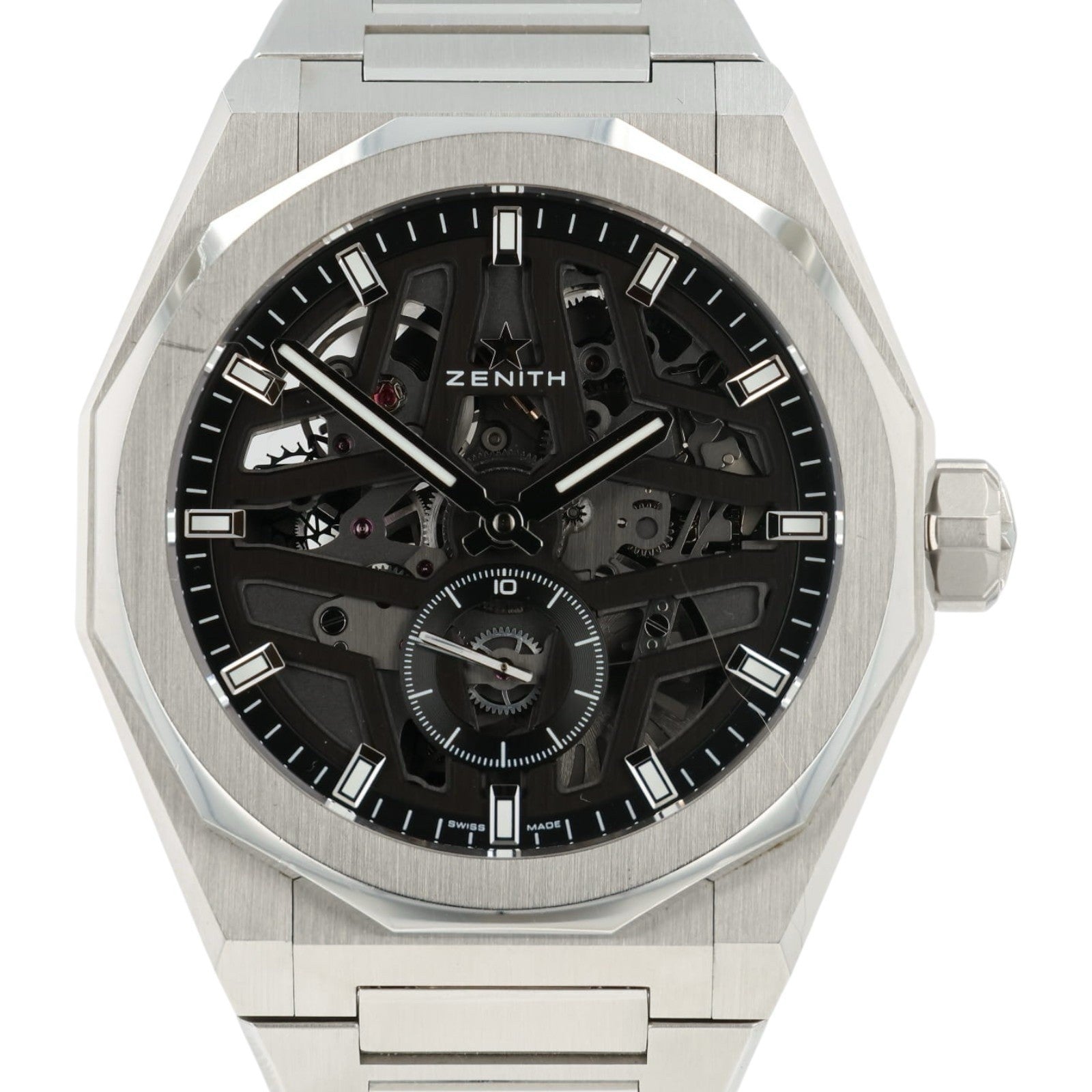 Zenith Defy Skyline Skeleton Black Dial Steel 41mm Automatic Mens 03.9300.3620