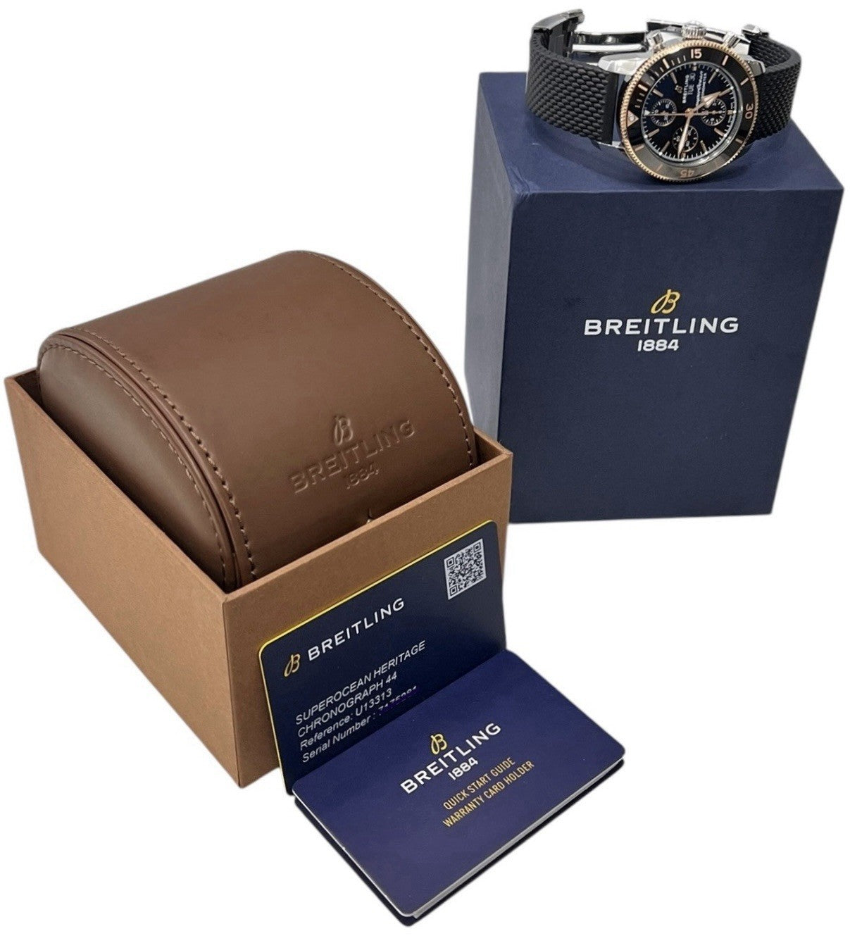 Breitling Superocean Heritage II Gold & Steel Black Dial 44mm Automatic U13313