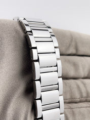 Cartier Tank Stainless Steel Silver Dial 25mm Quartz Movement Men's WSTA0052