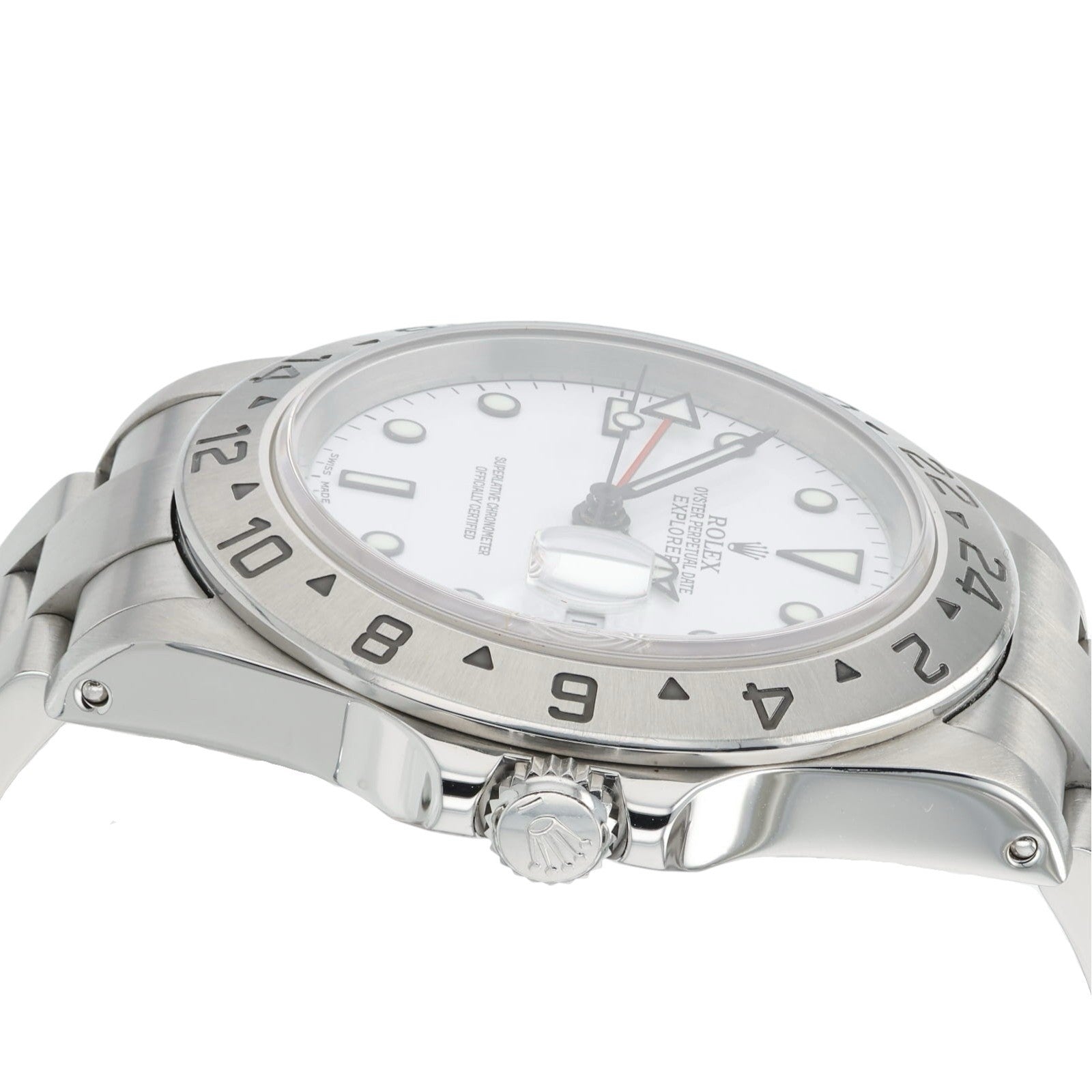 Rolex Explorer Stainless Steel White Dial 40mm Automatic Men’s Watch 16570