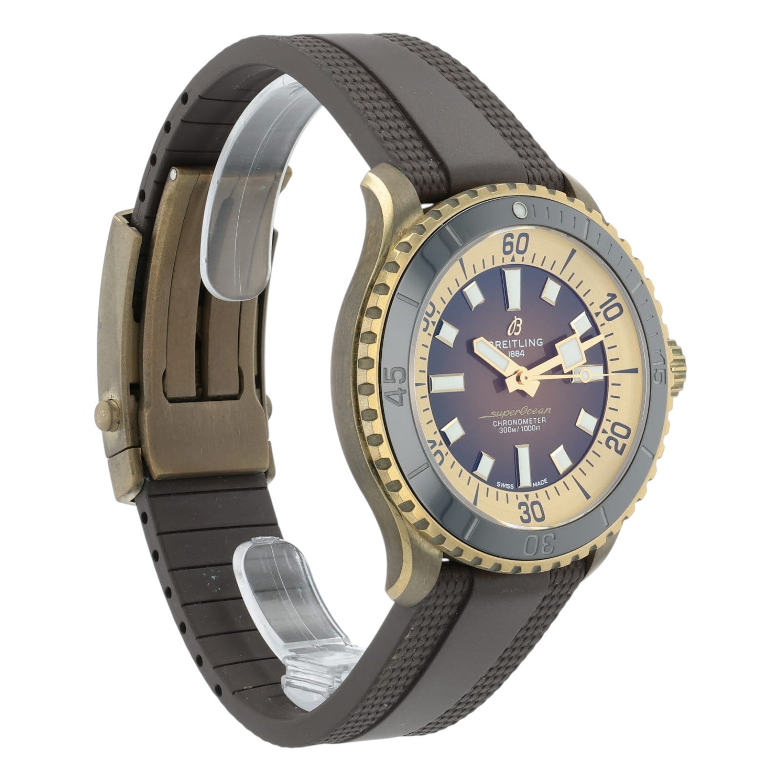 Breitling SuperOcean  Brown Dial Bronze 44mm Automatic Men's Divers Watch N17376