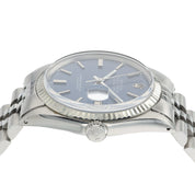 Rolex Datejust Blue Dial Stainless Steel 36mm Automatic Movement Mens Watch 1601