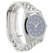 Tudor Prince Blue Dial Stainless Steel 34mm Automatic Movement Mens Watch 74000N