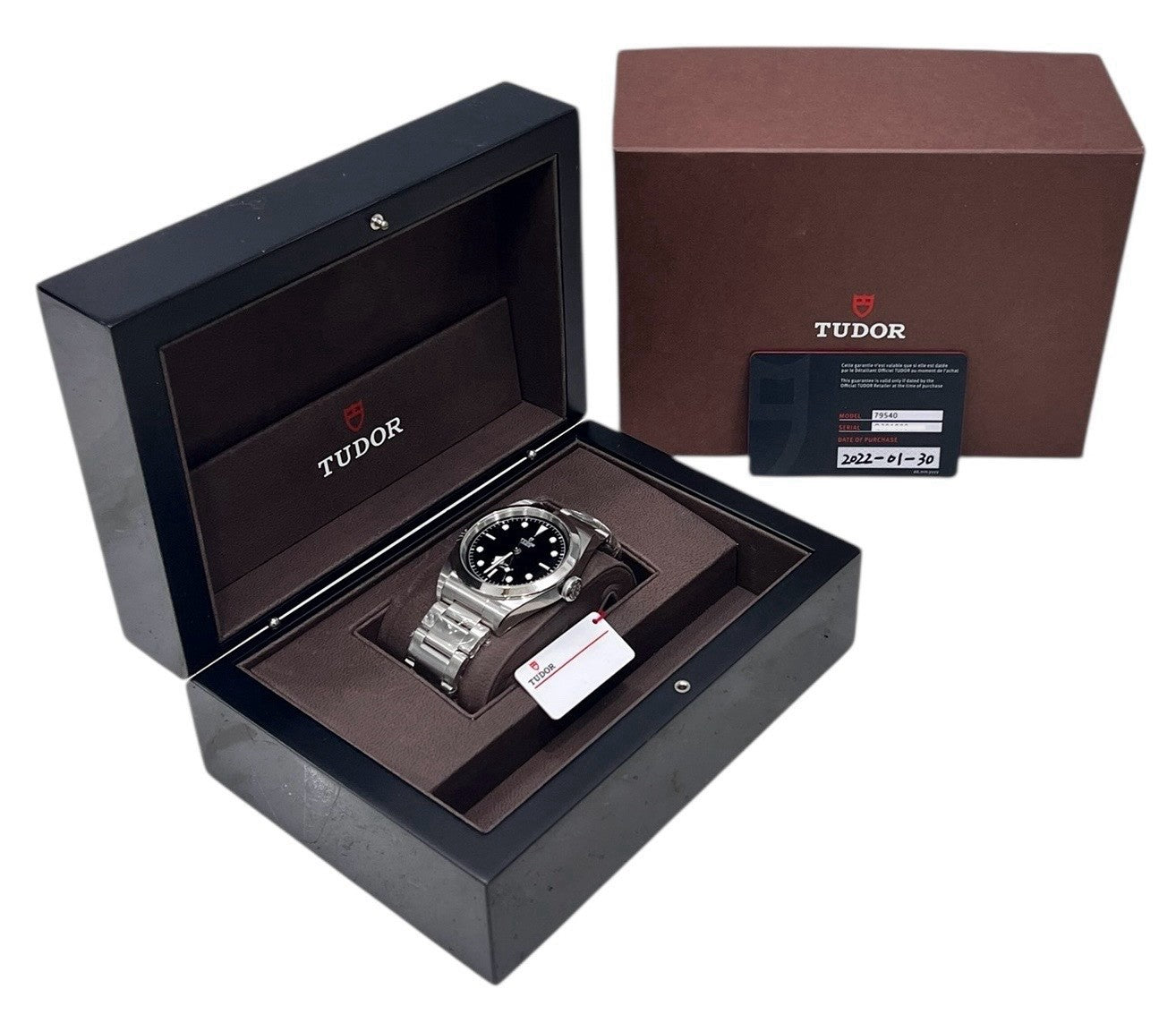 NEW 2022 Tudor Black Bay Steel Black Dial 41mm Automatic Men's Watch 79540