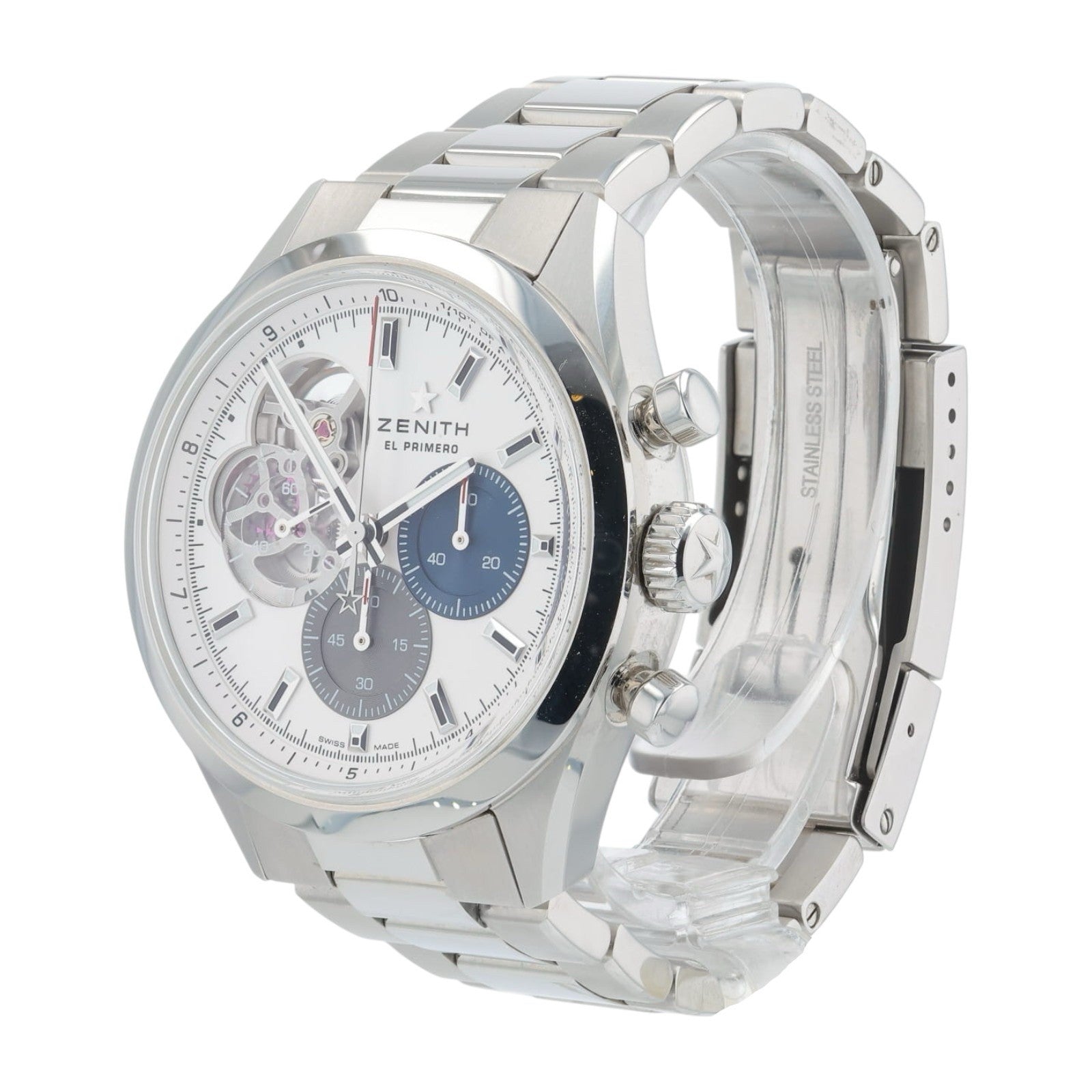 Zenith Chronomaster Steel White Dial 39.5mm Automatic Men’s Watch 03.3300.3604