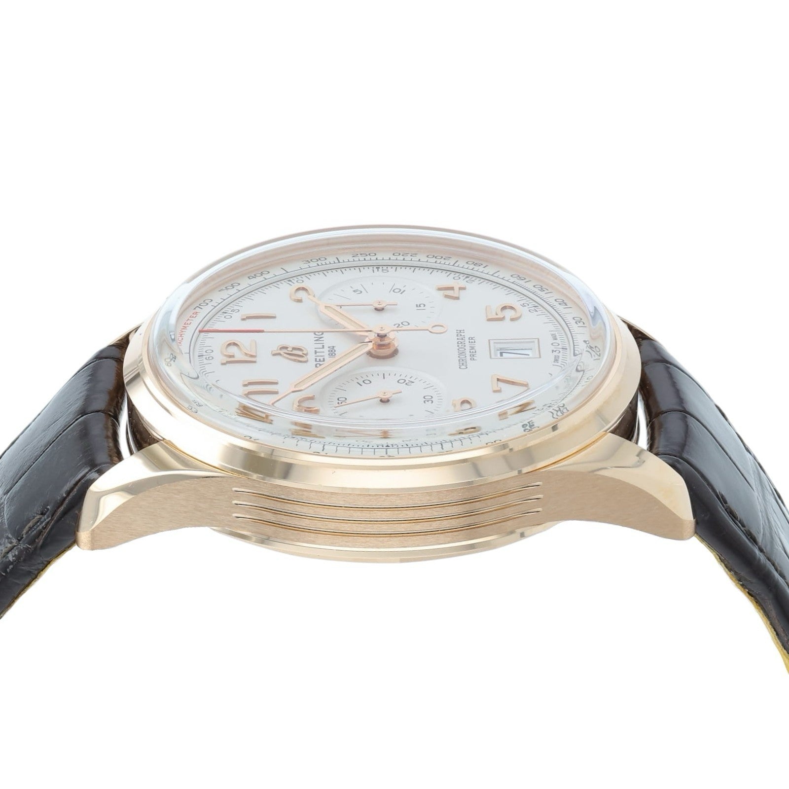 Breitling Premier Champagne Dial 18k Rose Gold 42mm Automatic Men’s Watch RB0145