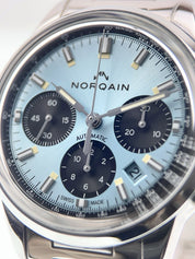 Norqain Freedom Stainless Steel Ice Blue Dial 40mm Automatic Men's Watch N2201