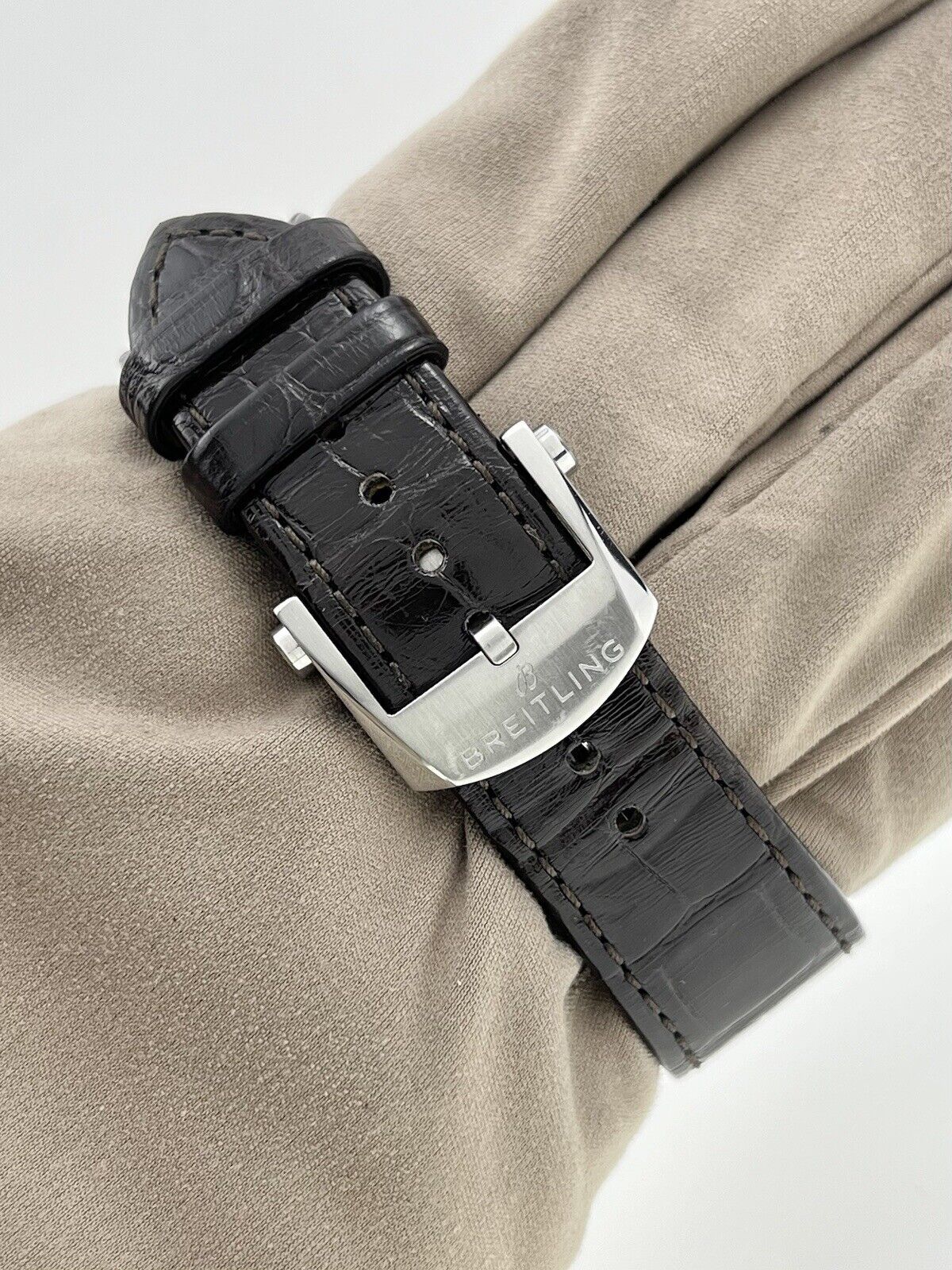 Breitling Premier B25 Datora Steel 42mm Automatic Men’s Watch AB2510