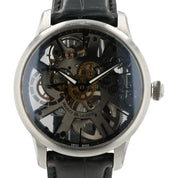 Maurice Lacroix Skeleton Dial Stainless Steel 43mm Manual Wind Mens Watch MP7138