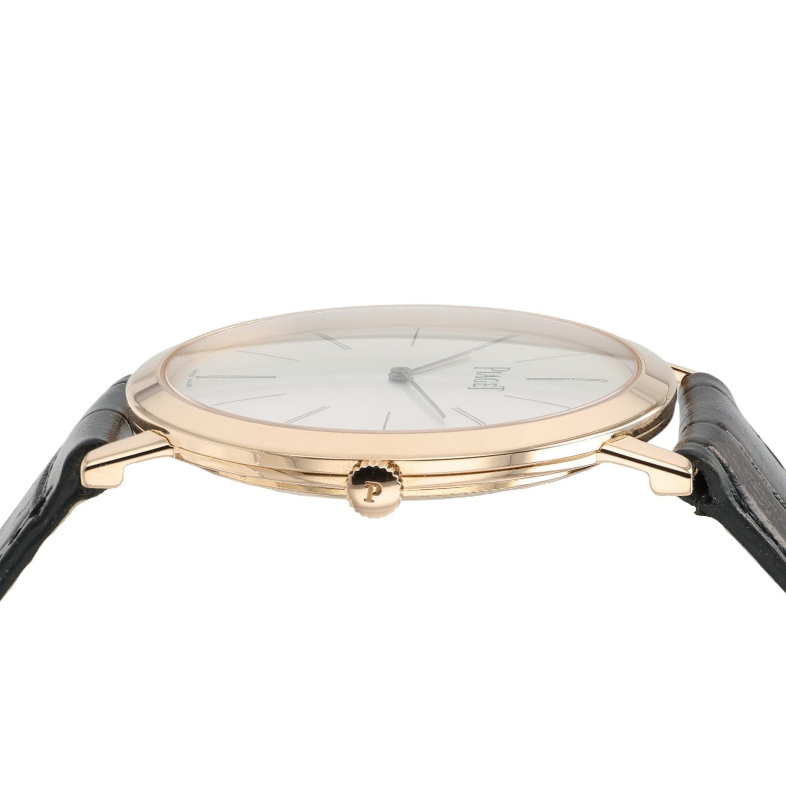 Piaget Altiplano Mecanique Silver Dial 18k Rose Gold 38mm Manual Wind P10321