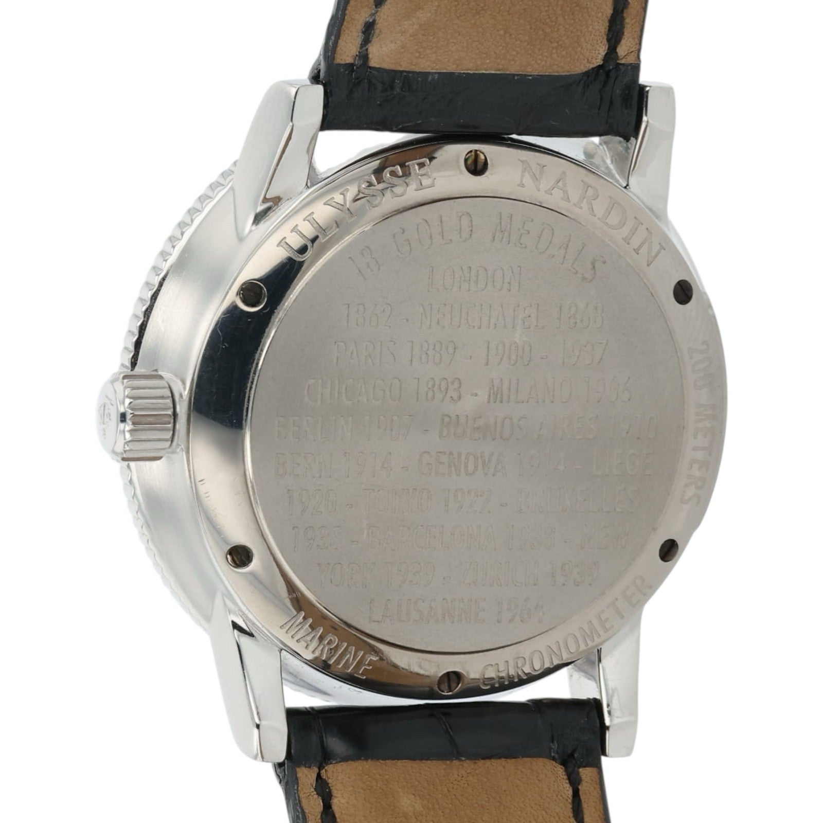 Ulysse Nardin Marine Silver Dial Stainless Steel 38mm Automatic Men’s 263-22