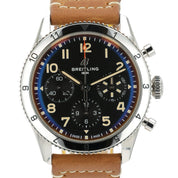 Breitling Classic Avi Black Dial Stainless Steel 42mm Automatic Men’s A23380