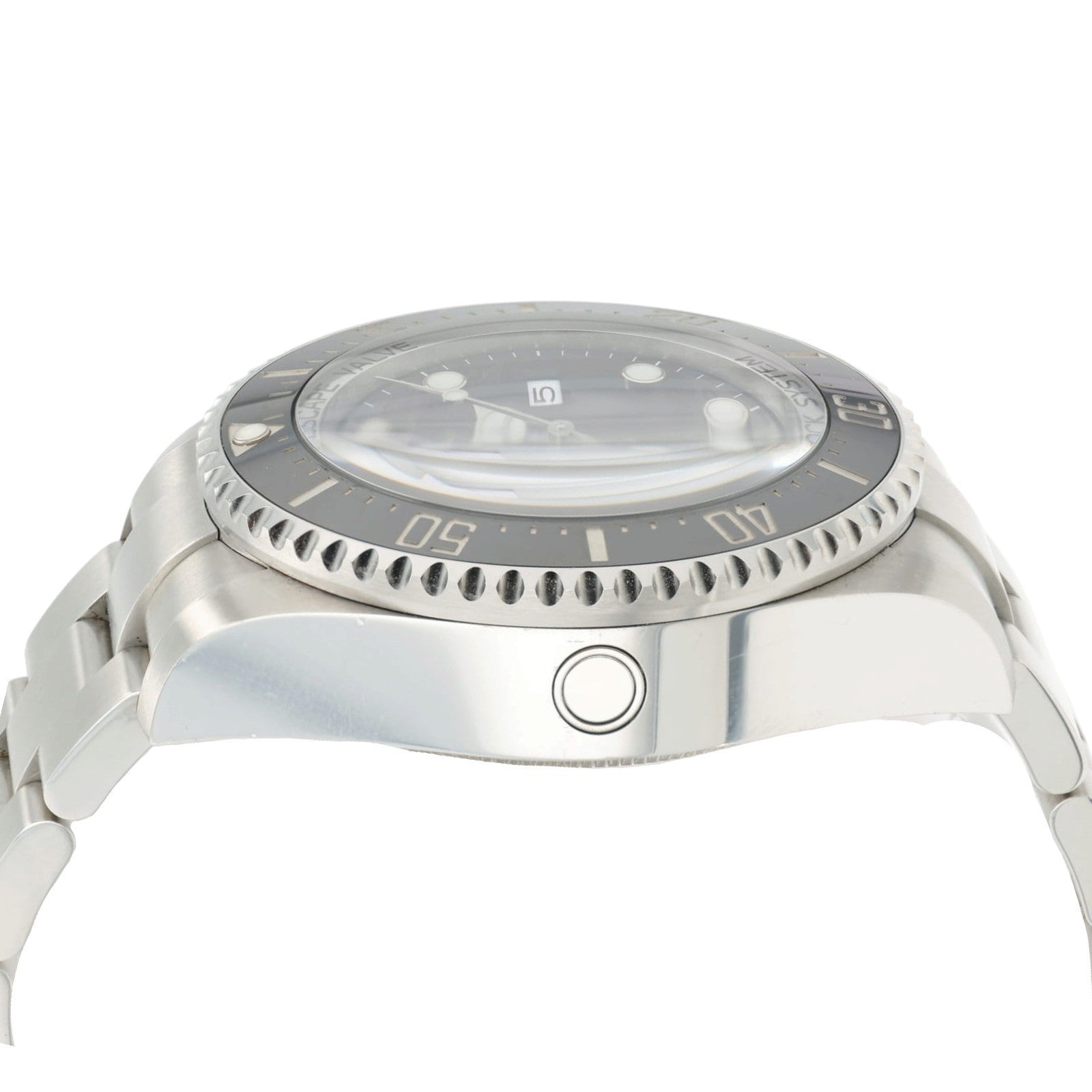Rolex Deepsea Black Dial Stainless Steel 44mm Automatic Mens Watch 126660