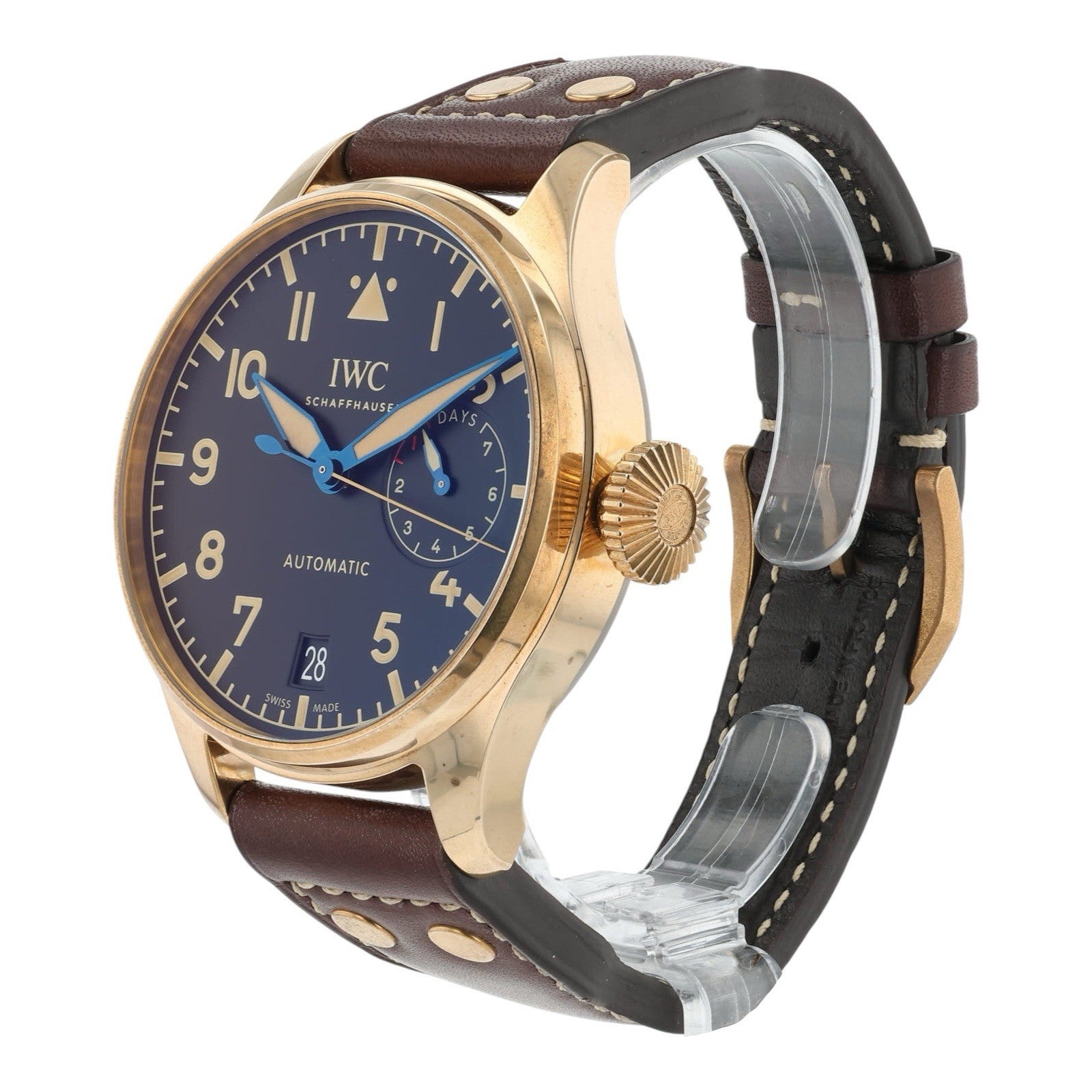 IWC Big Pilot Bronze 7 Days Black Dial 46.2mm Automatic Men’s Watch IW501005