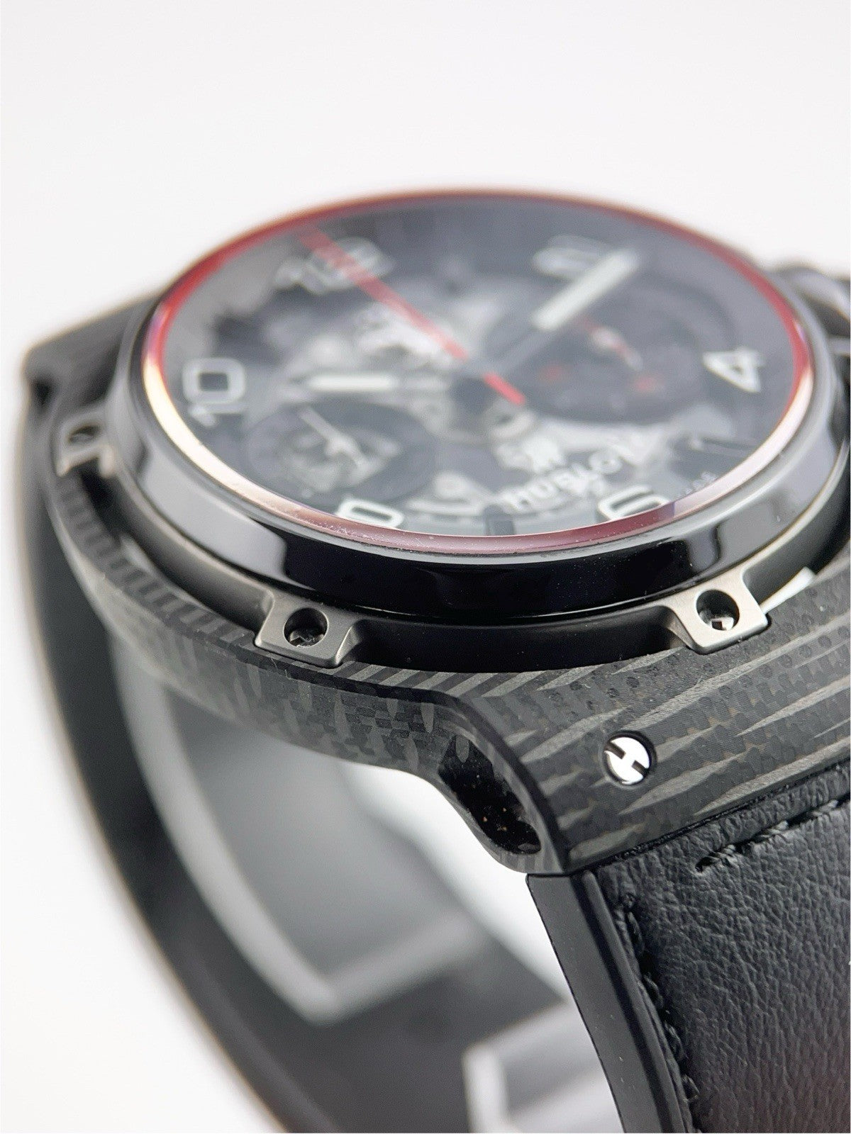 Hublot Classic Fusion Ferrari Carbon Skeleton Dial 45mm Auto Mens 526.QB.0124.VR