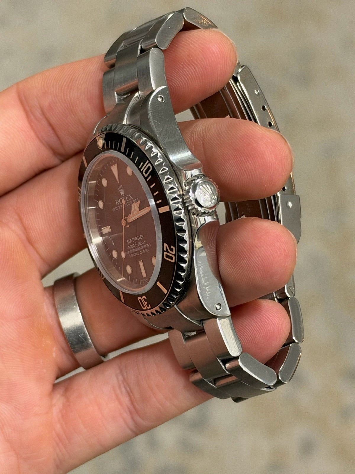 Rolex Sea-Dweller Black Dial Stainless Steel 40mm Auto Men's Watch 16600
