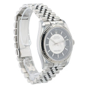 Rolex Datejust Tuxedo Dial Steel 36mm Automatic Men's Watch 116234 - Full Set