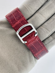 Cartier Tank Solo Steel Silver Dial 31mm Automatic Men's Diamond Watch W5200027