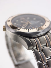 Omega Seamaster Chrono Titanium Blue Dial 42mm Automatic Men’s Watch 2296.80.00