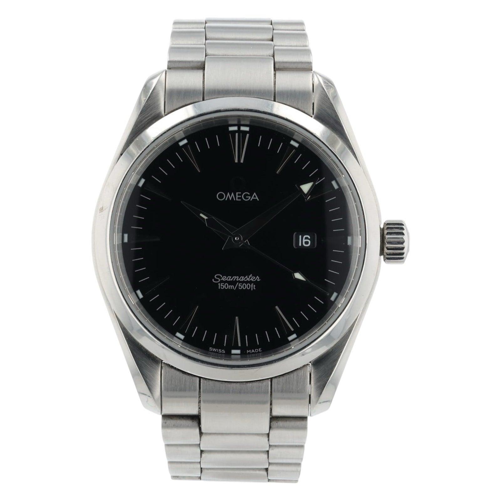 Omega Seamaster AquaTera Black Dial Steel 39.2mm Quartz Men’s Watch 2517.50.00