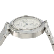 Cartier Pasha White Dial Stainless Steel 35mm Automatic Men’s Watch 2475