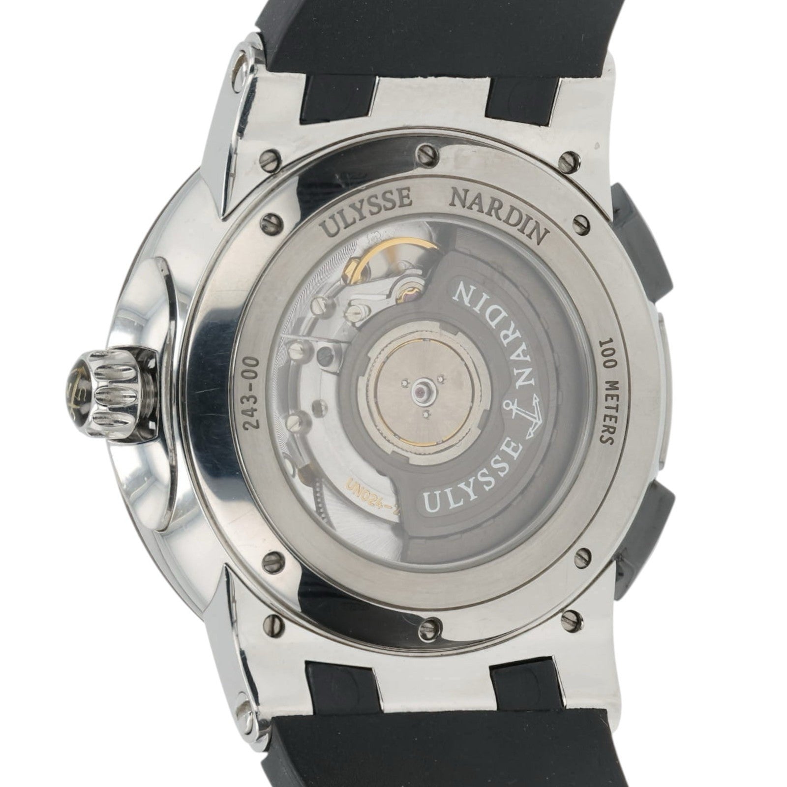 Ulysse Nardin Executive Dual Time Silver Dial Steel 43mm Automatic Men’s 243-00