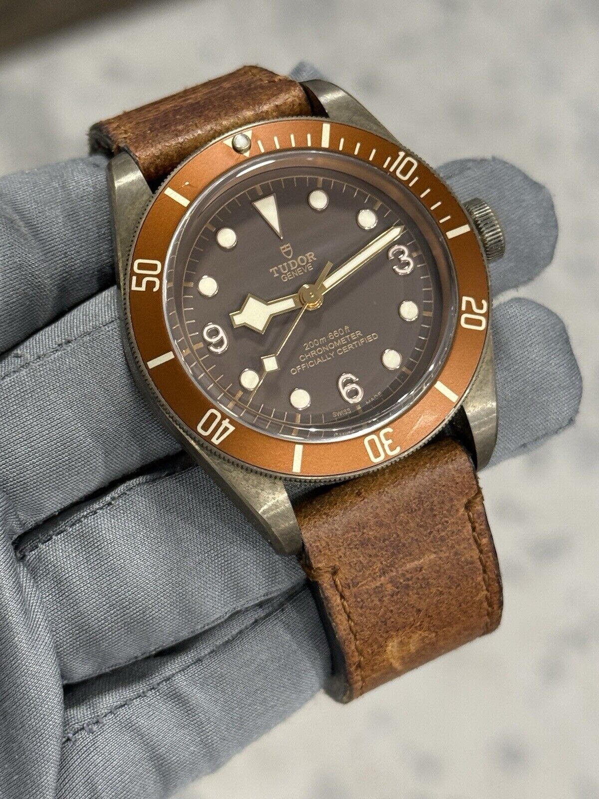 Tudor Black Bay Bronze Brown Dial 43mm Automatic Men’s Watch 79250BM - B/P