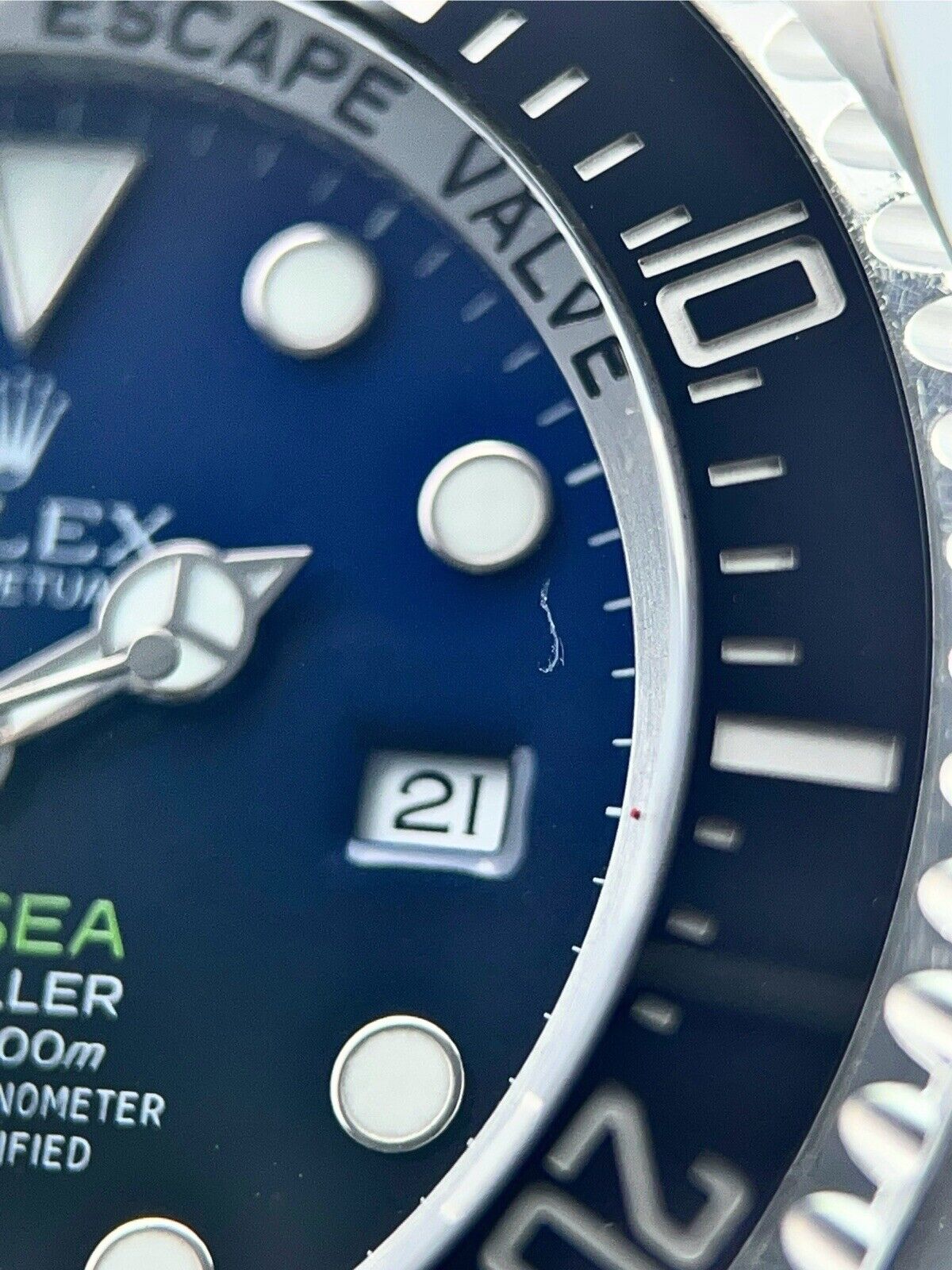 Rolex Sea-Dweller Deepsea Stainless Steel Blue Dial 44mm Automatic Men’s 116660