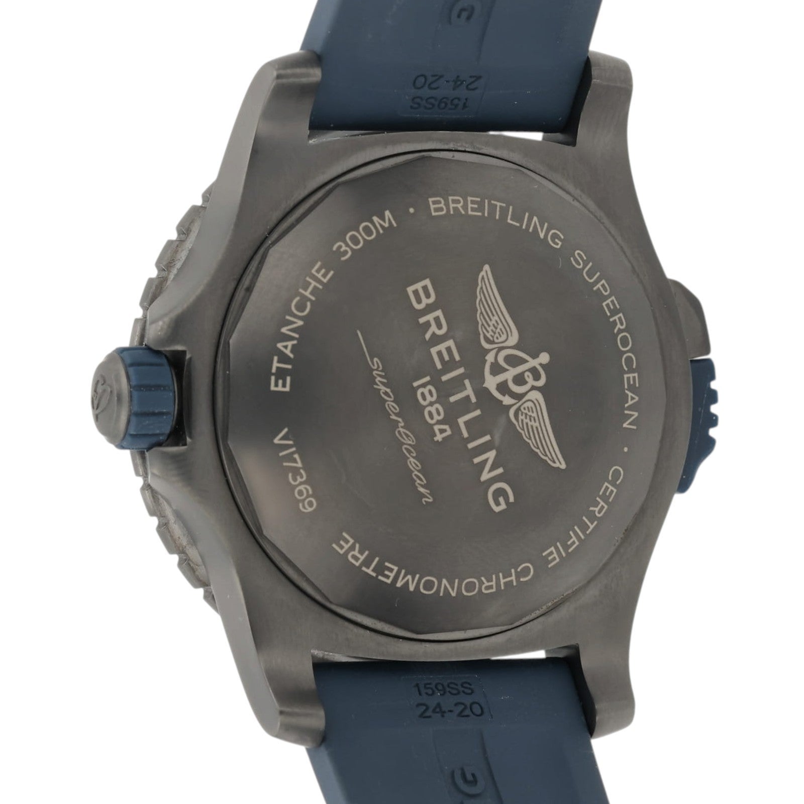 Breitling SuperOcean 48 Blue Dial Titanium 48mm Automatic Mens Watch V17369