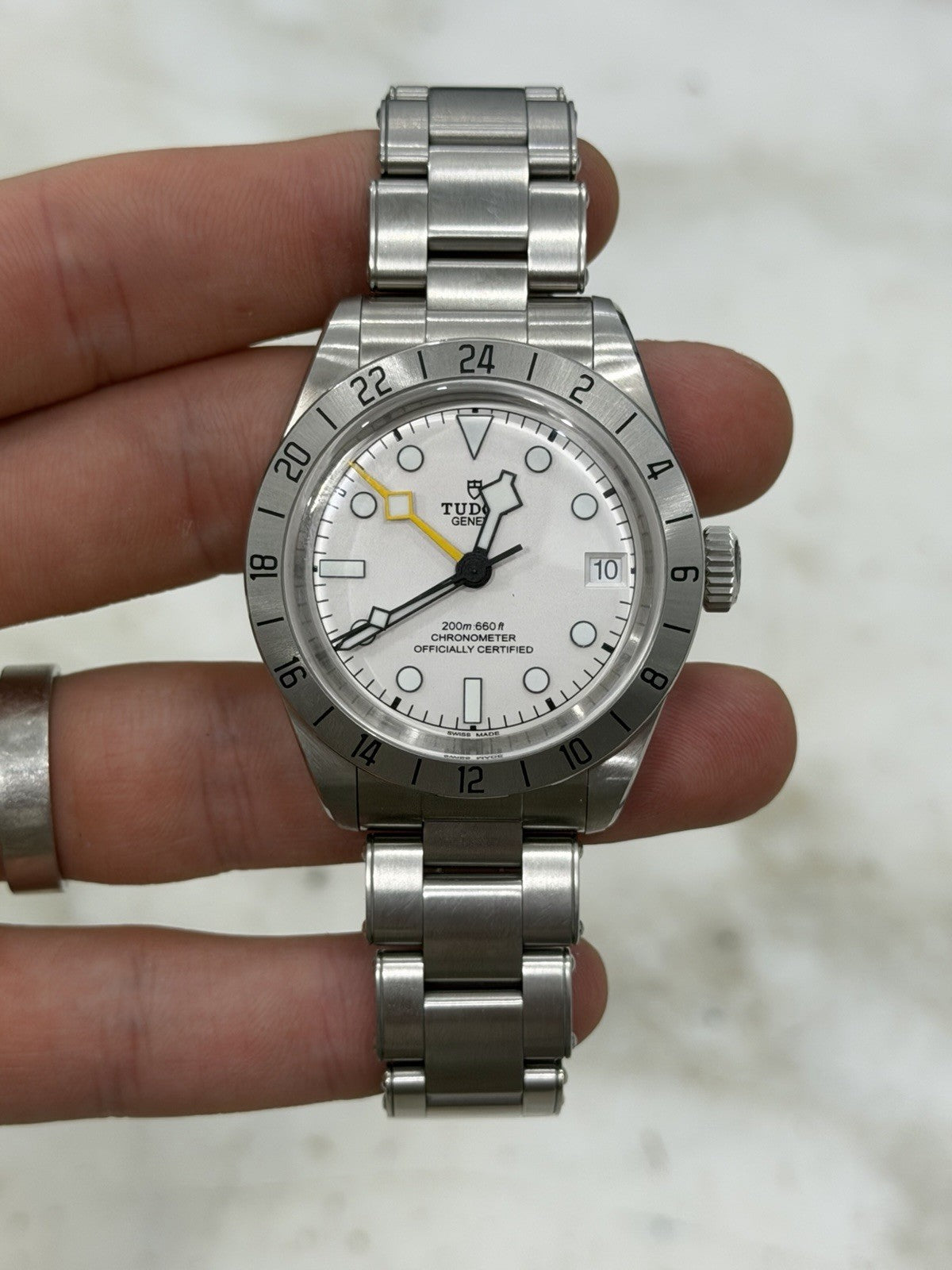 2025 Tudor Black Bay Pro White Dial Stainless Steel 39mm Men's Watch 79470