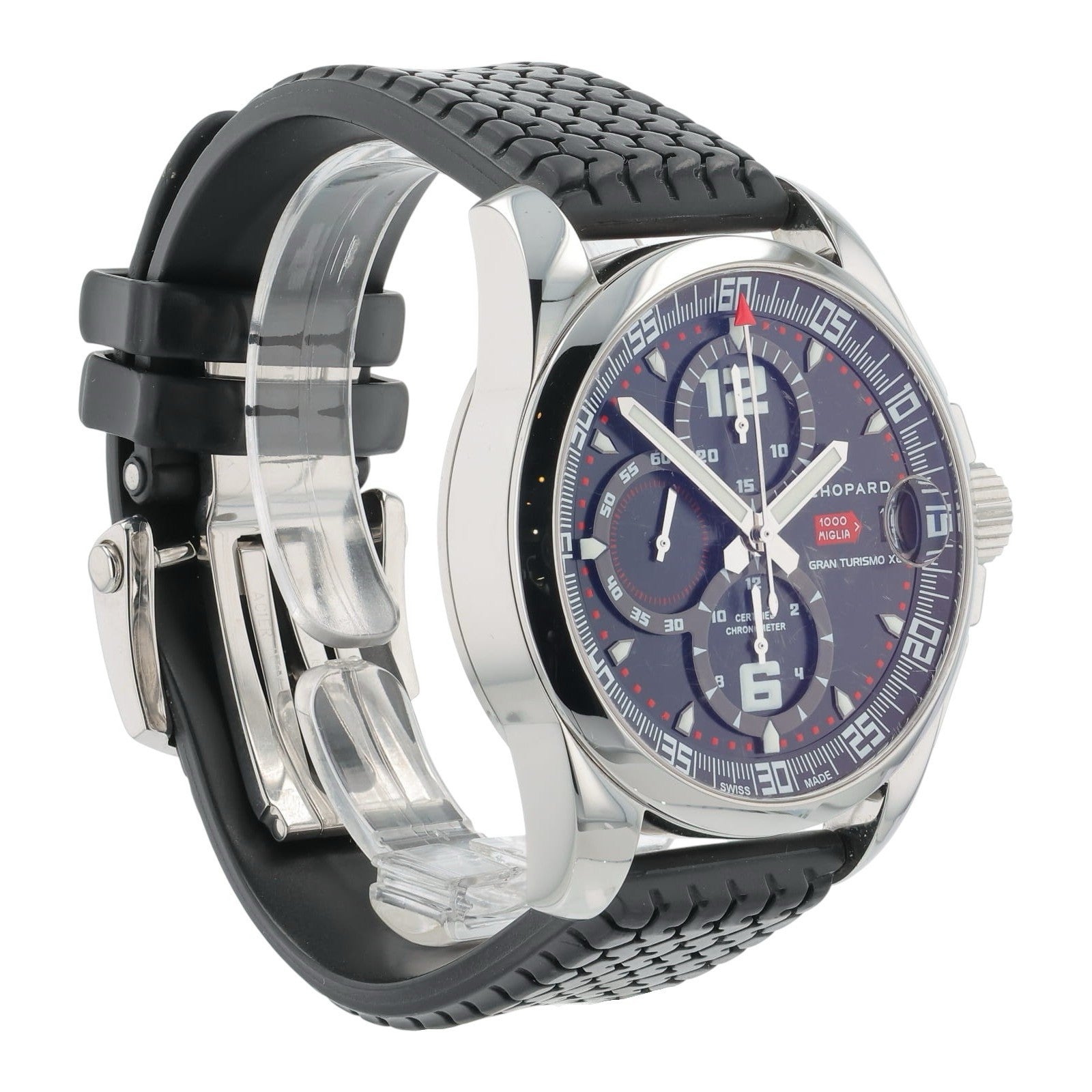 Chopard Mille Miglia Stainless Steel Black Dial 44mm Auto Mens Watch 16/8459
