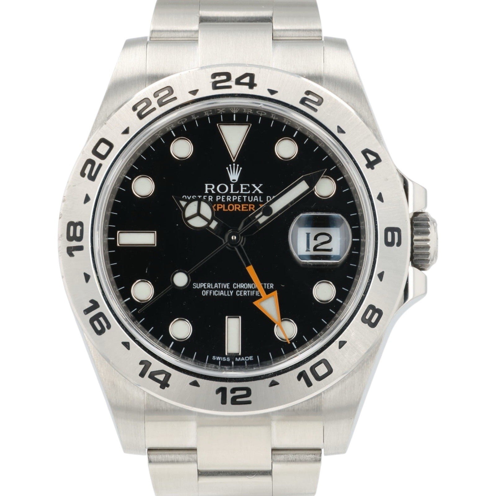 Rolex Explorer II Black Dial Stainless Steel 42mm Automatic Mens Watch 216570