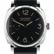 Panerai Radiomir Black Dial Stainless Steel 42mm Manual Wind Mens Watch PAM00512