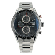 Tag Heuer Carrera Calibre Steel Grey Dial 43mm Automatic Mens Watch CAR2A11