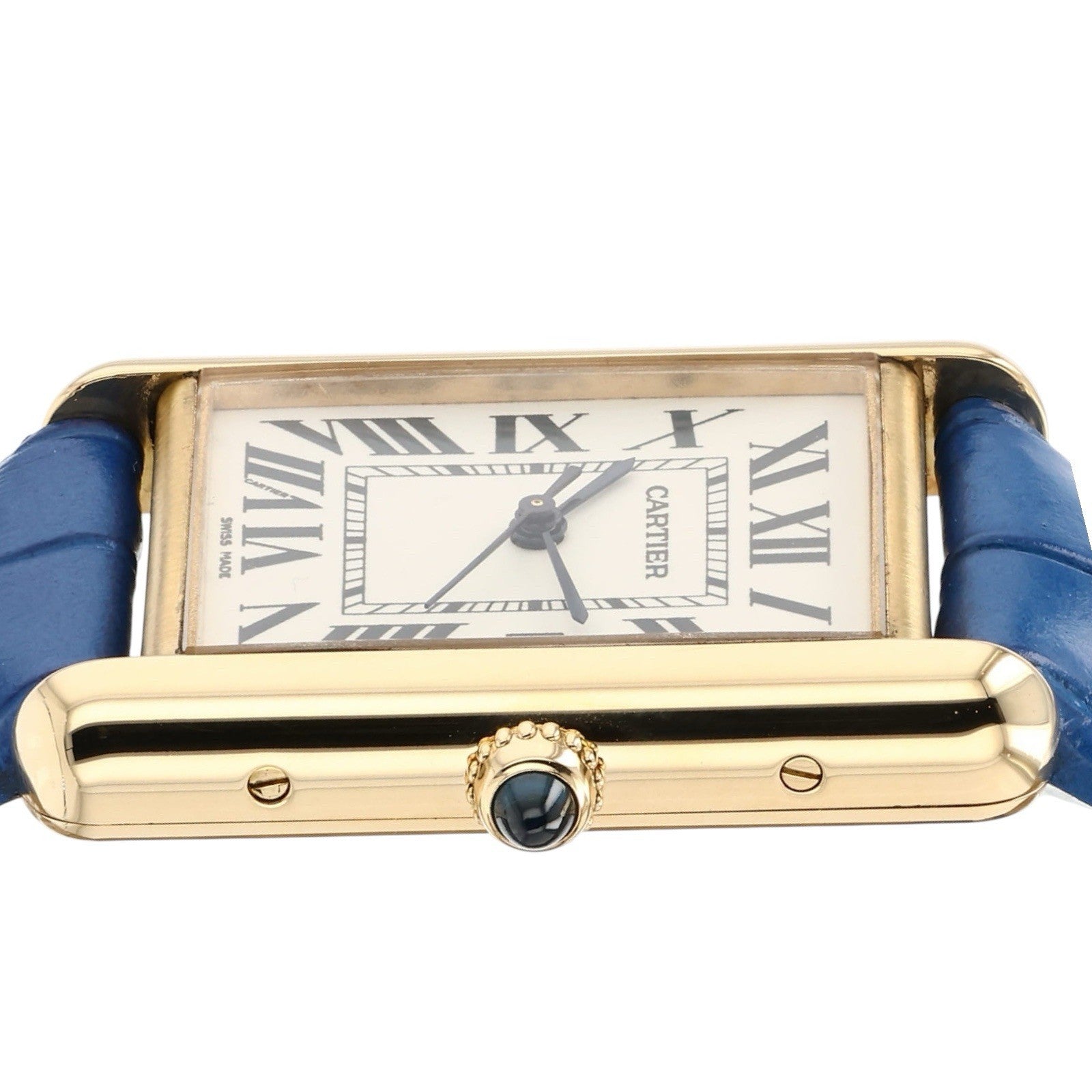 Cartier Tank Louis Cartier 18k Yellow Gold Silver Dial 25mm Quartz W1529756