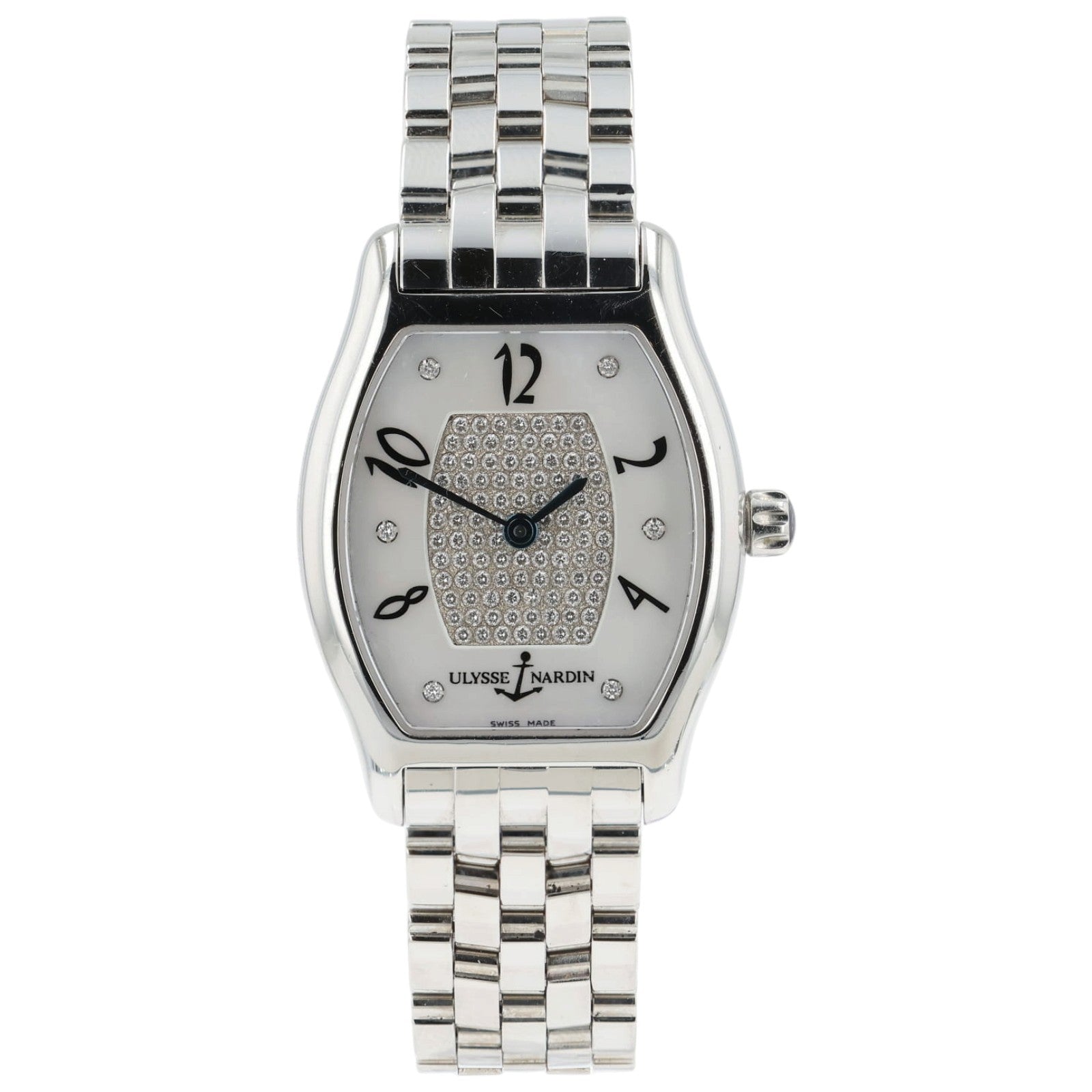 Ulysse Nardin Michelangelo Diamond MOP Dial Steel 26mm Automatic Watch 103-48