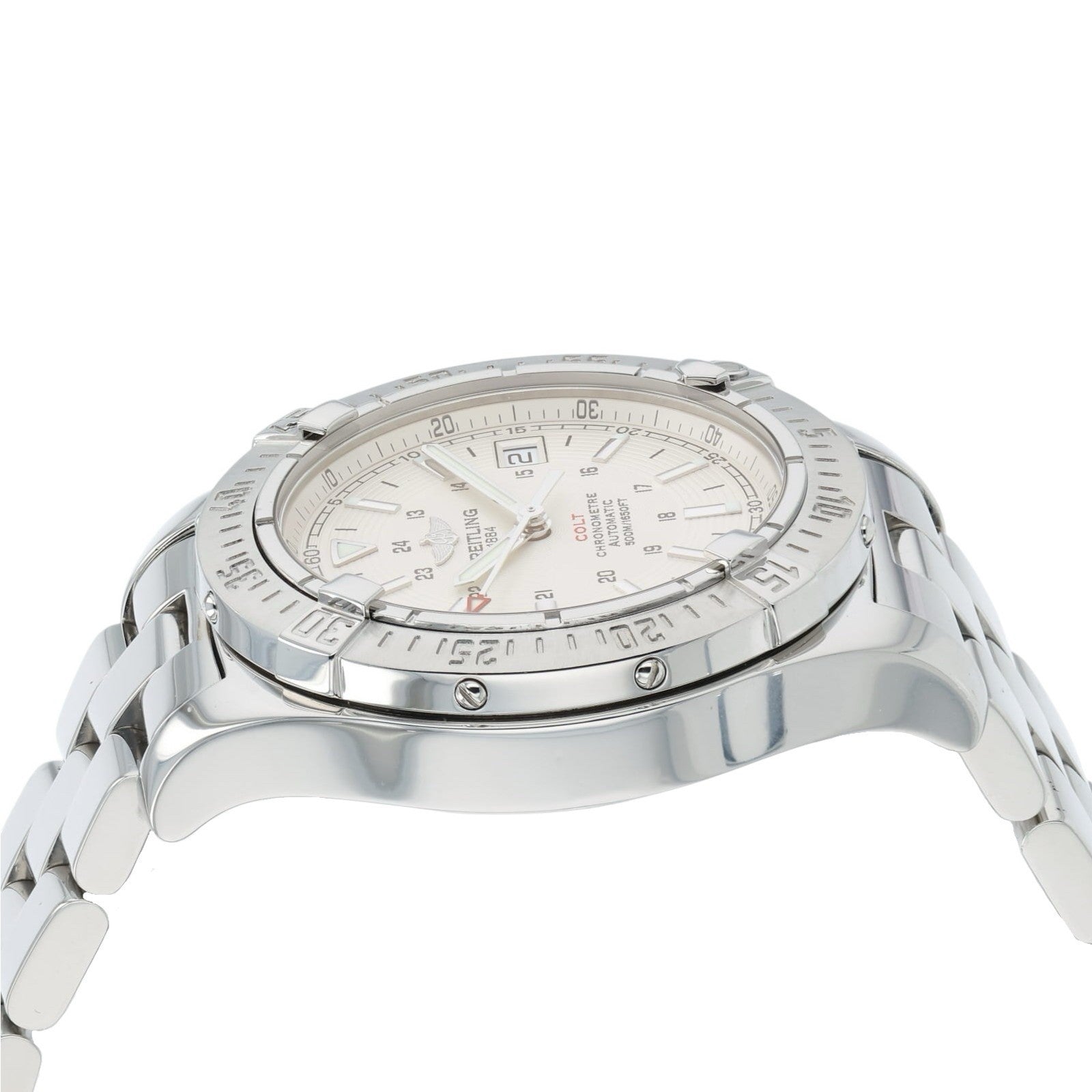Breitling Colt Silver Dial Stainless Steel 41mm Automatic Men’s Watch A17380