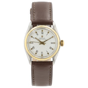 Rolex Oyster Perpetual Silver Dial Gold & Steel 31mm Automatic Womens Watch 6751