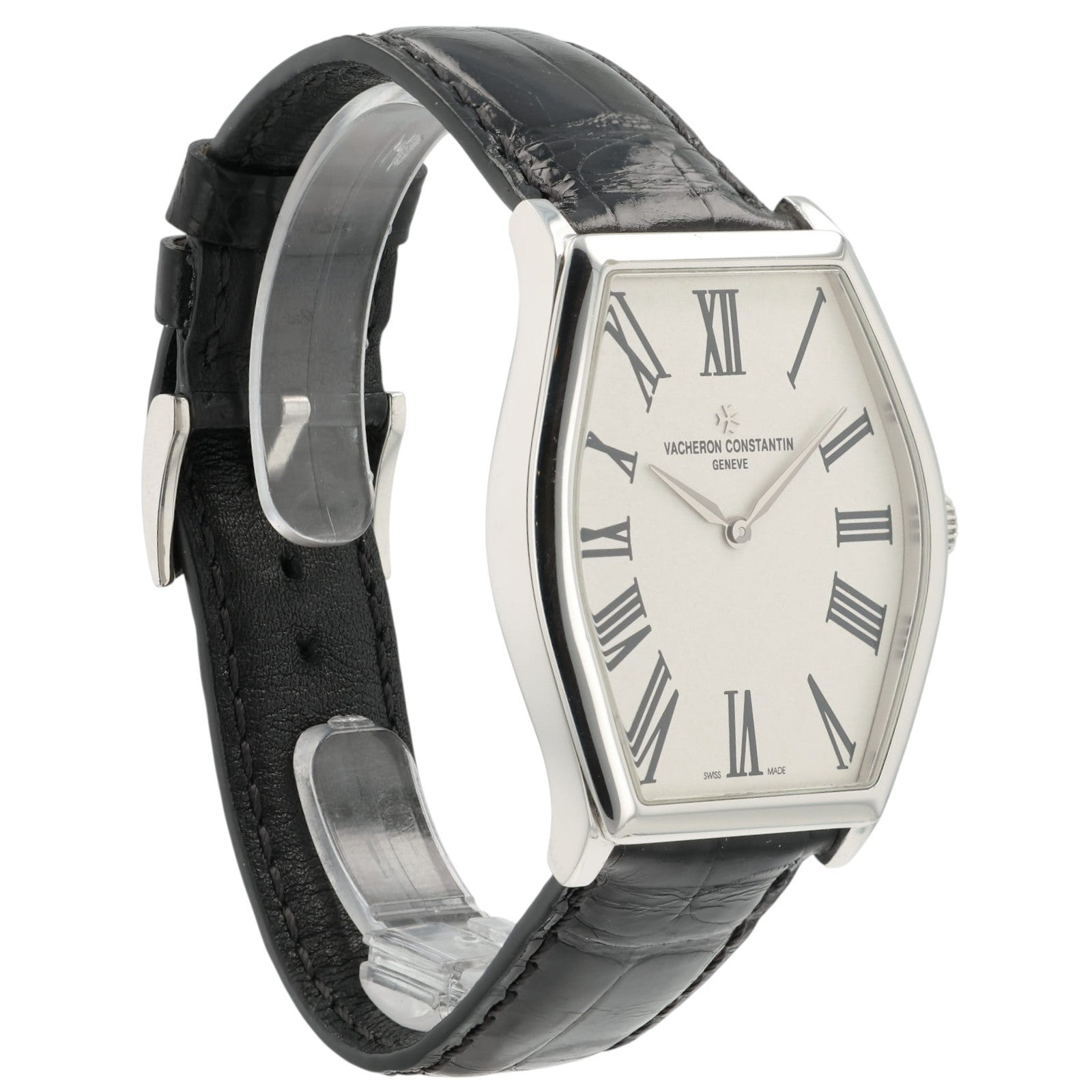 Vacheron Constantin Malte White Dial Platinum 36x47mm Manual Wind 82131/000P-976