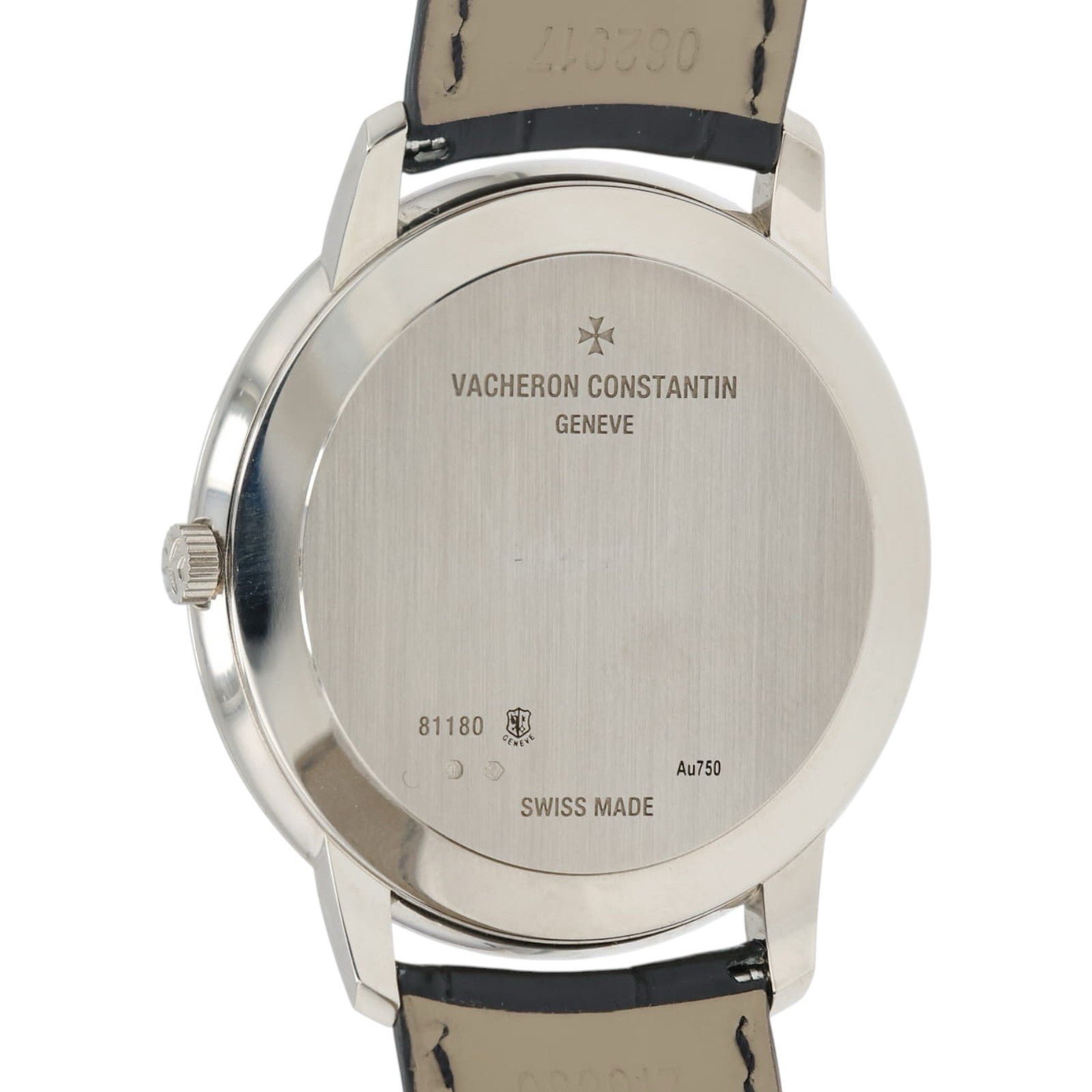 Vacheron Constantin Patrimony White Dial 18k White Gold 40mm Manual Wind 81180